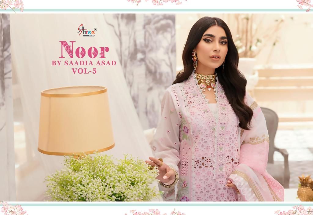 Noor By Saadia Asad Vol 5 By Shree Pakistani Salwar Suits Catalog